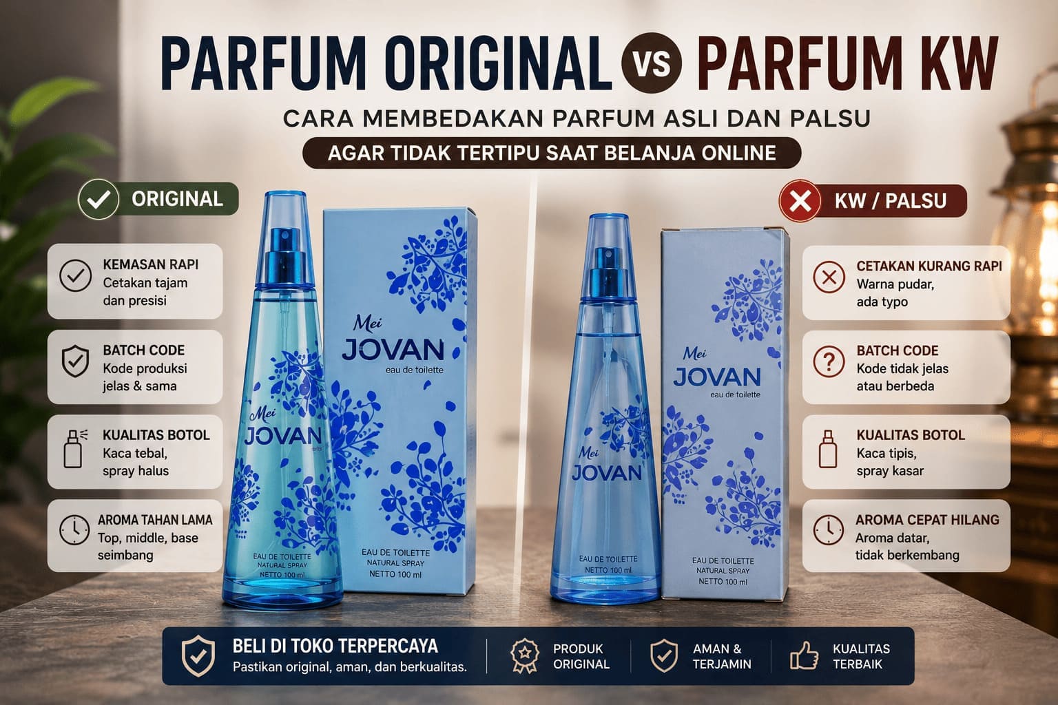 Parfum Original vs KW: Cara Membedakan Agar Tidak Tertipu Saat Belanja Online