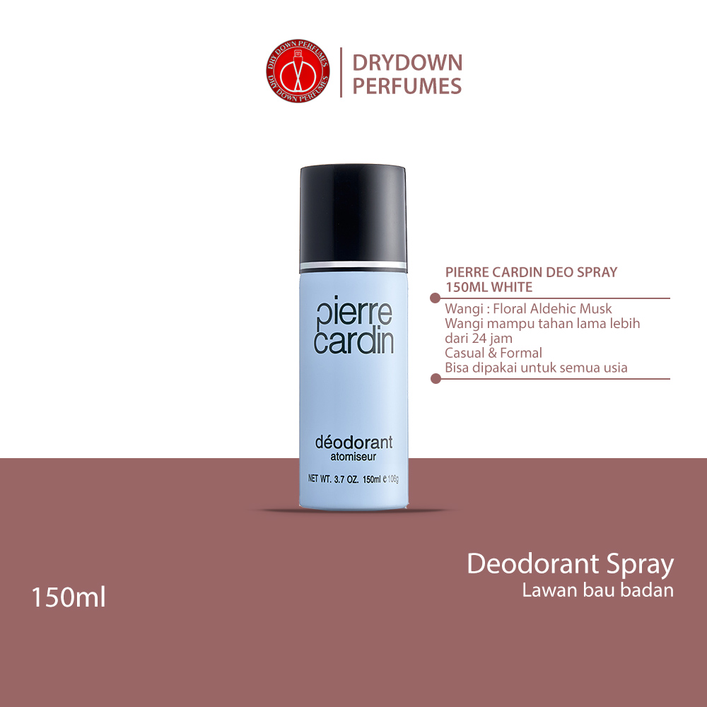PIERRE CARDIN DEODORANT SPRAY 150ML WHITE