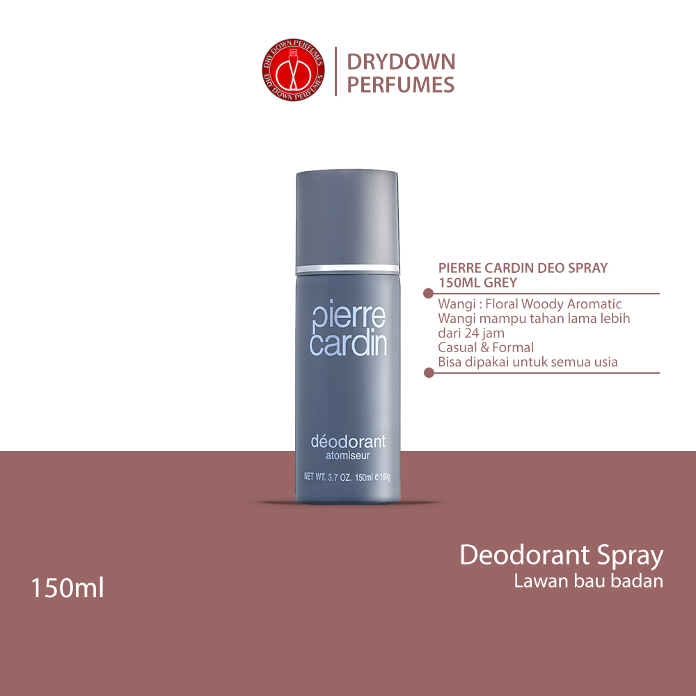 PIERRE CARDIN DEODORANT SPRAY 150ML GREY