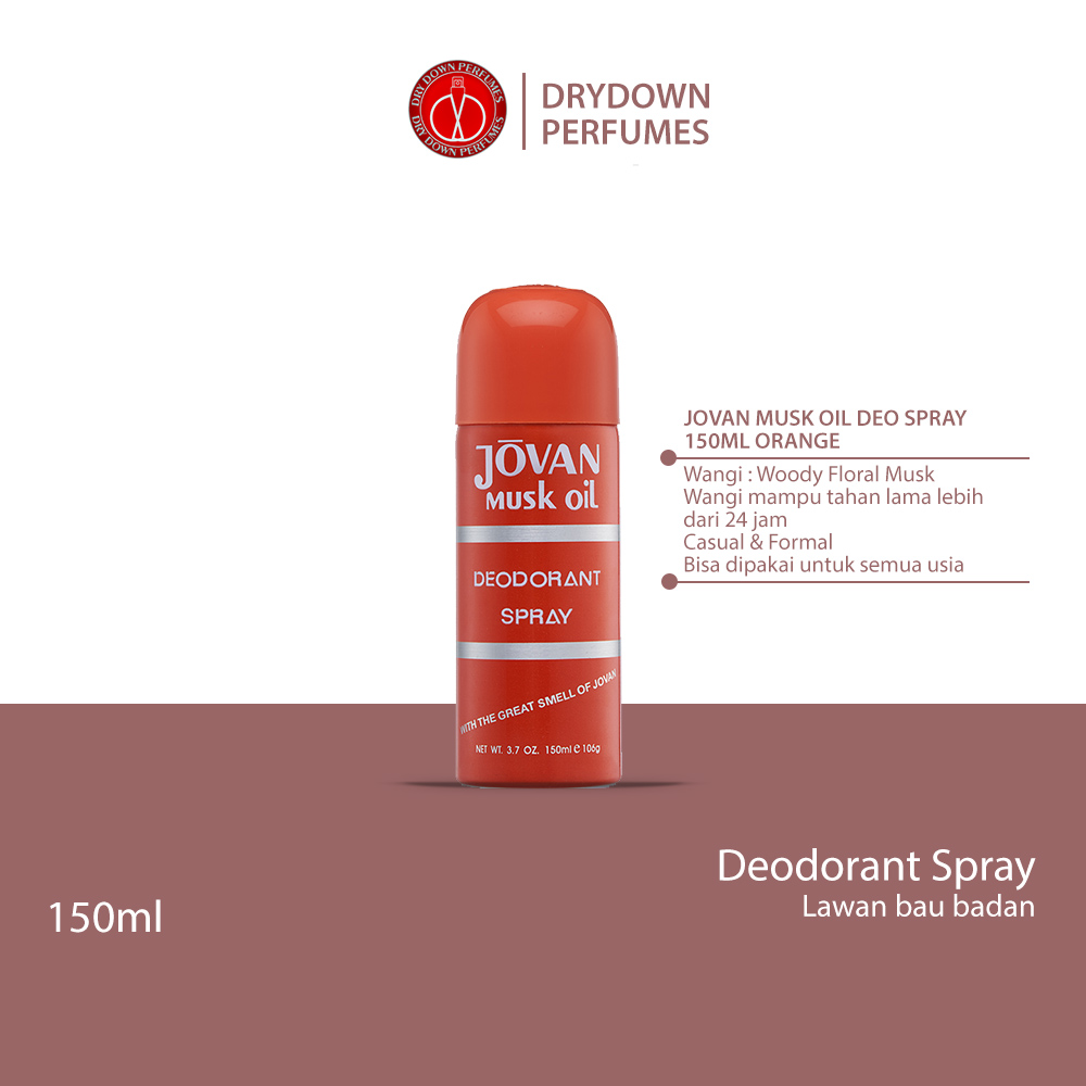 JOVAN DEODORANT SPRAY 150ML ORANGE