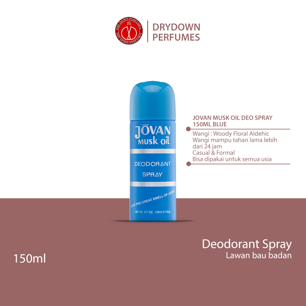 JOVAN DEODORANT SPRAY 150ML BLUE