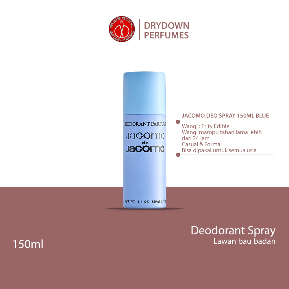 JACOMO DEODORANT SPRAY 150ML BLUE