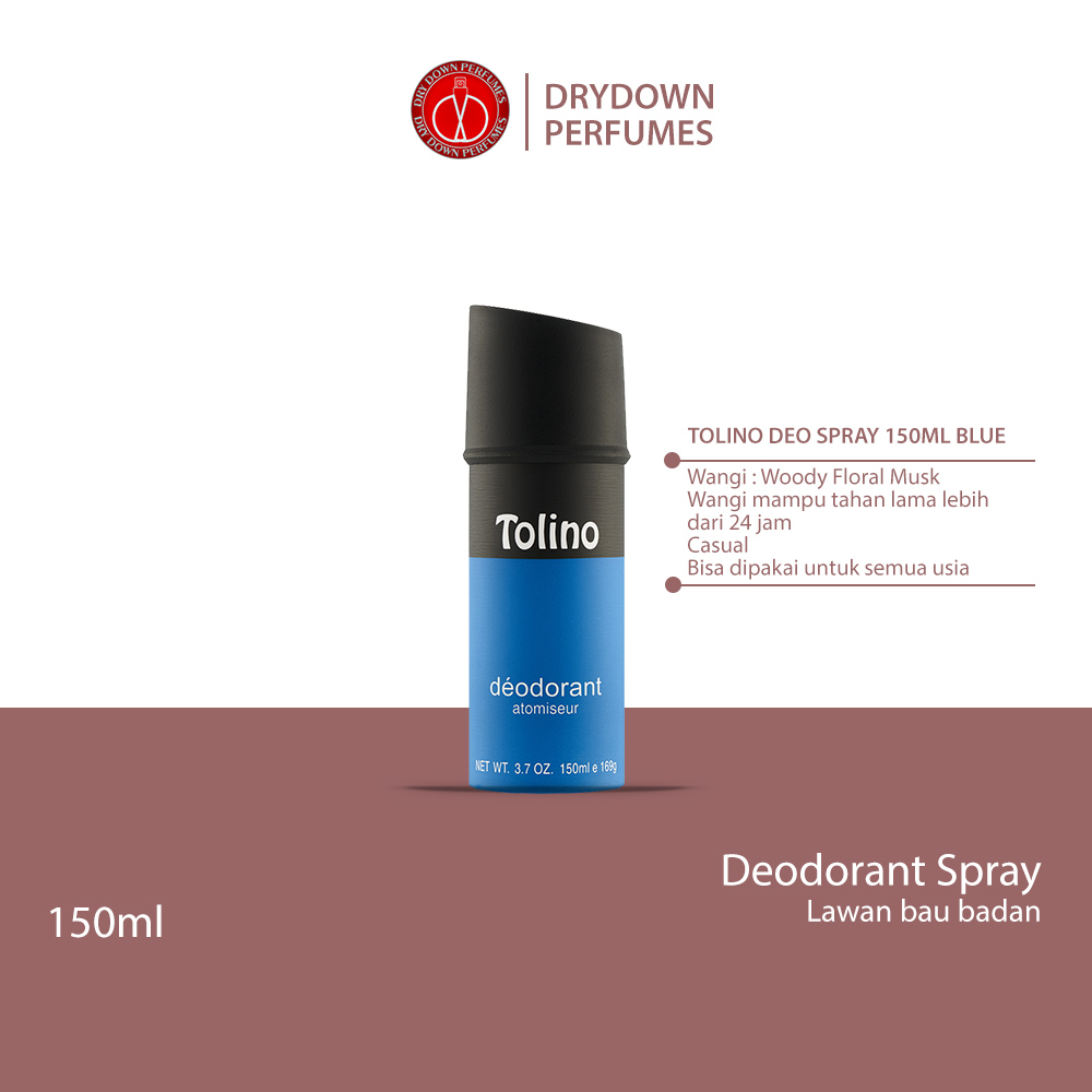 TOLINO DEODORANT SPRAY 150ML BLUE