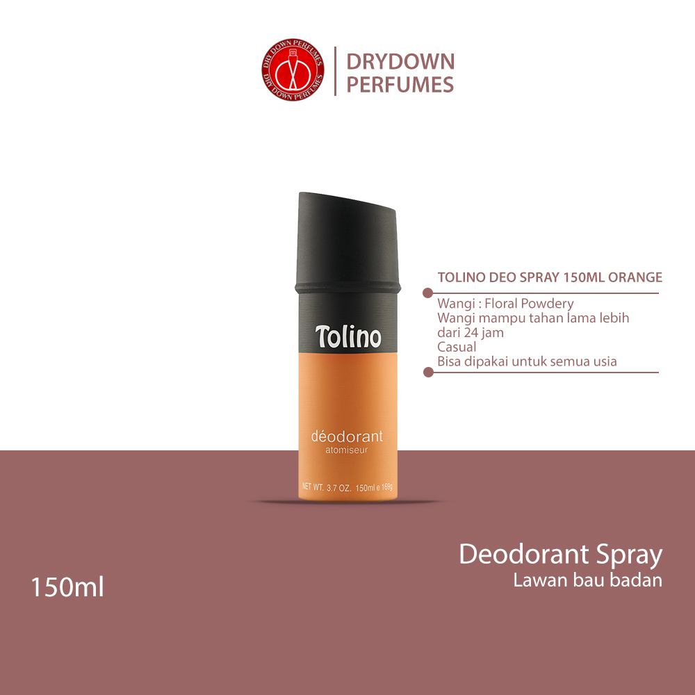 TOLINO DEODORANT SPRAY 150ML ORANGE